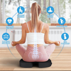 Memory Foam Seat Cushion Coccyx Sciatica Relief Office Car Chair Pad