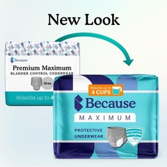 Maximum Incontinence Underwear for Men – Heavy Bladder Leak Protection, Ideal…