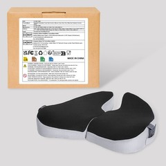 Travel Seat Cushion 17.72×15.35×3.15in Soft Seat Cushion Portable Seat Cushion