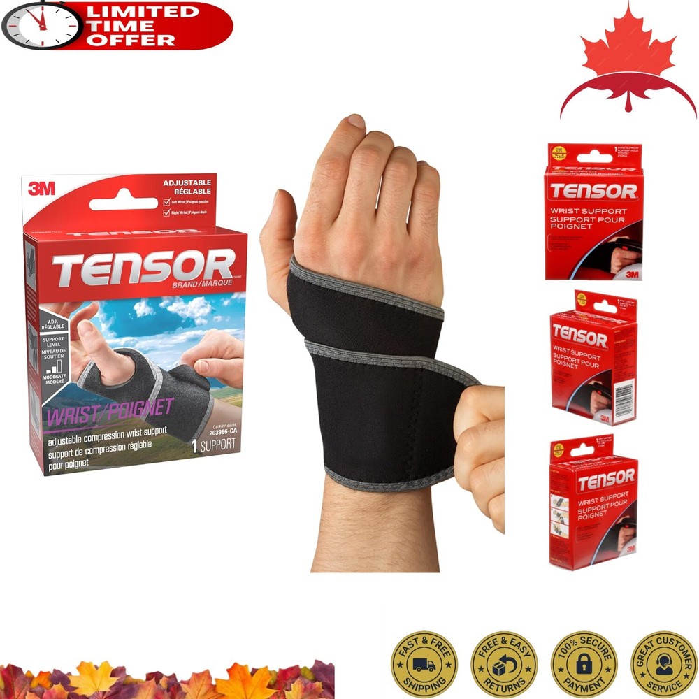 Adjustable Ultra Comfortable Wrist Brace – Neoprene Blend – Compression Support