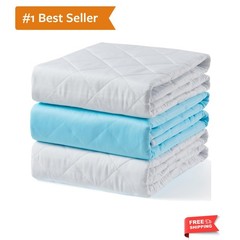 Highly Absorbent 18″x24″ Reusable Underpads – Machine Washable & Durable