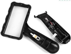 Goodforyou Hand-Held Rectangular Magnifying Glass Led Light Magnifier 10X