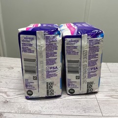 Always Discreet Very Light Long Liners 2 Packs of 44 Count 88 Total Bladder Leak