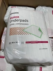 80 McKesson Ultra Heavy Absorbency Adult Bed Pad Disposable Underpads 30×36″