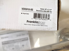 Franklin Brass Voisin 18′ ADA Grab Bar Bath Safety Polished Stainless VO15918-BS