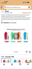Orthopedic Insoles for Plantar Fasciitis, High Arch Support, Men & Women