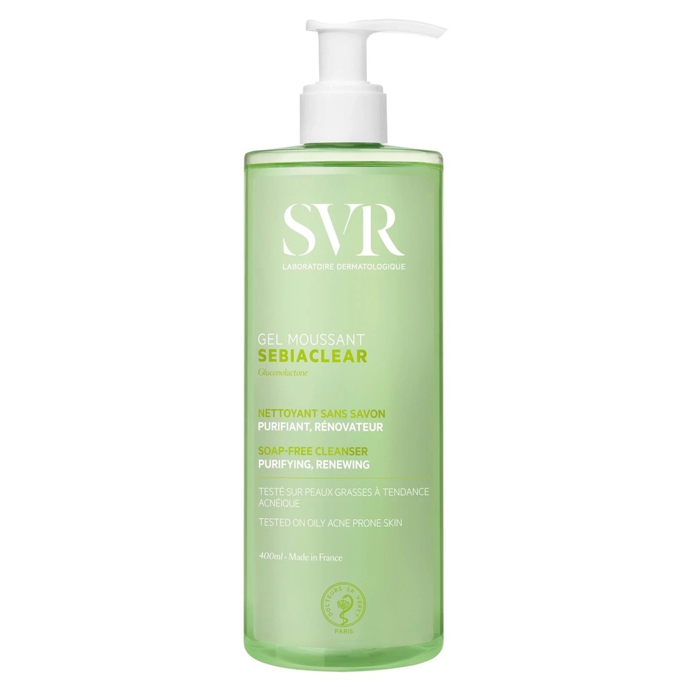 Svr – Sebiaclear Foaming Gel – Face Body Cleanser Salicylic Acid Pha – For