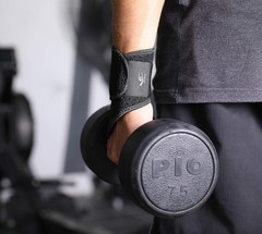 HiRui 2 Pack Wrist Brace Support Compression Strap Black Adjustable