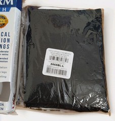 Truform Compression Thigh High Stockings 20-30 mmHg FIRM 8868 Size Medium Black