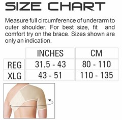 Body Assist Shoulder Support REG Size Left Brace Sports Action Thermal N71 Black