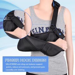 Arm Sling, Shoulder Immobilizer for Hand, Shoulder, Elbow, Wrist Injury, L