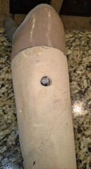 Vintage Prosthetic Leg Kingsley Left Leg Oddity Medical Display Halloween Prop