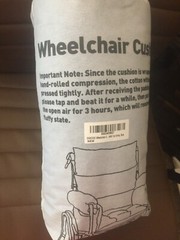 DIVECODE Wheelchair Cushion Cover Suitable For 18″ X 18″ Wheelchair Blue New
