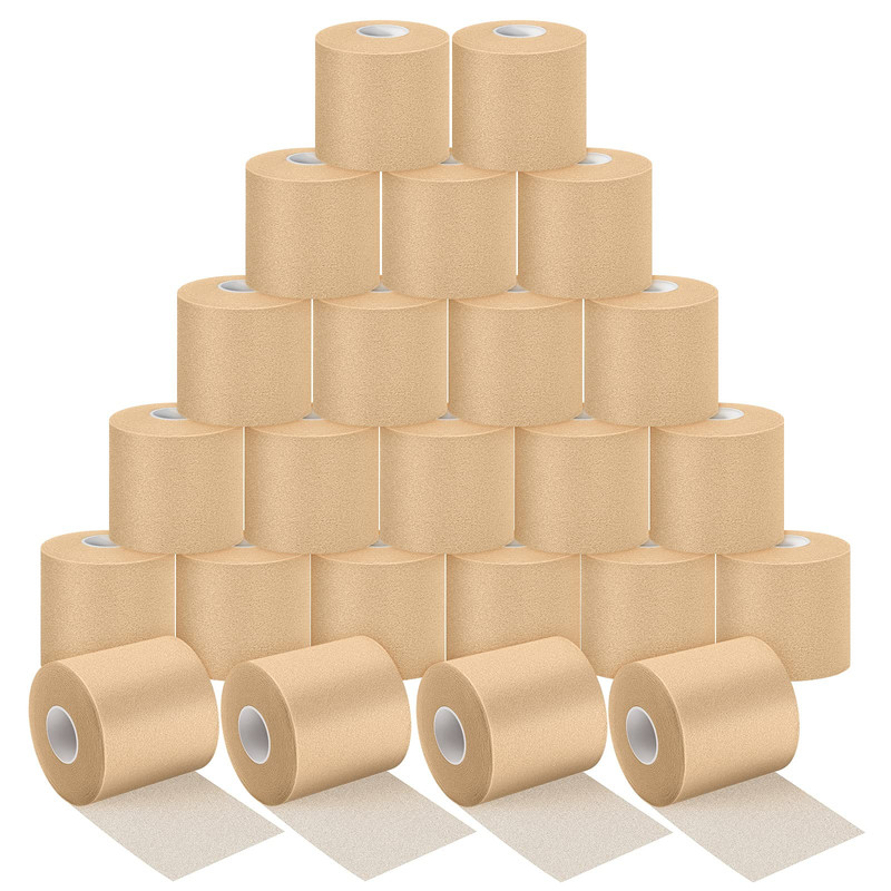 Nuanchu 24 Pieces Wrap Athletic Tape 2.75 Inches X 30 Yards Athletic Foam