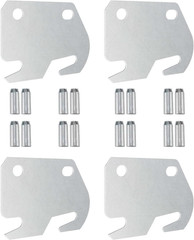 Bed Frame Hooks for Wooden Beds 4Pcs Replacement Universal Bed Rail Hook Plates