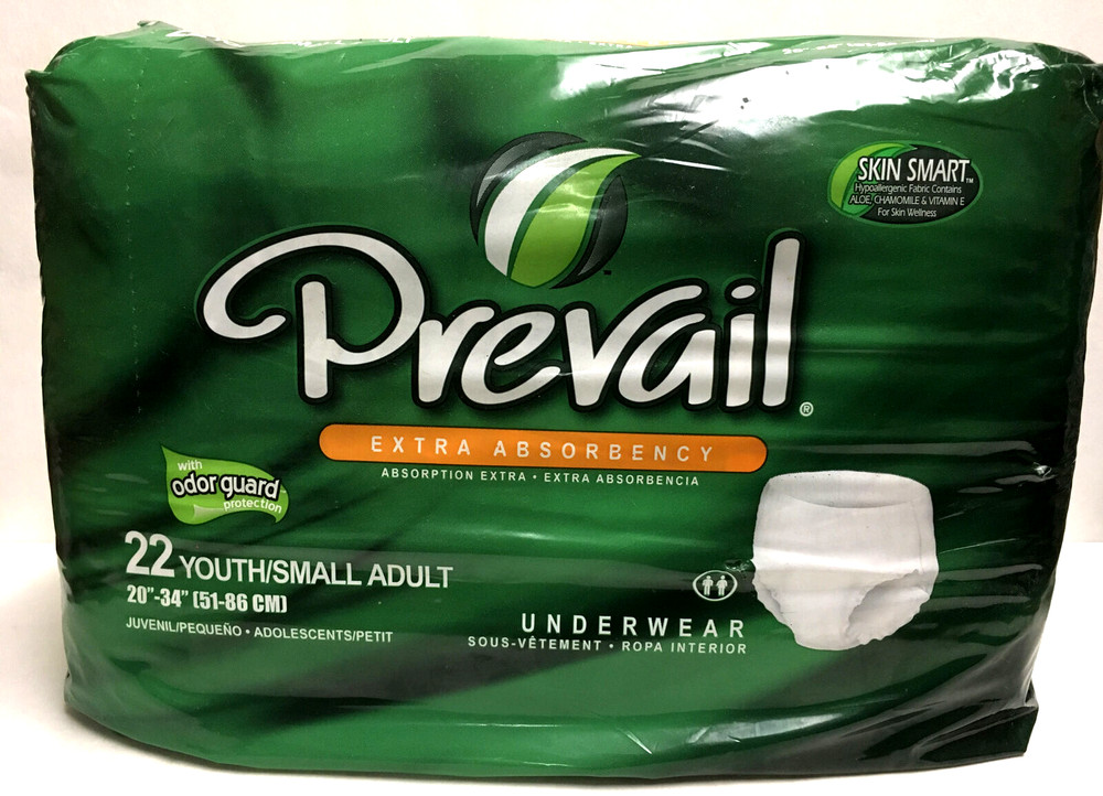 Prevail PV511 Brief Pull Up 20″-34″ (22 Youth/small Adult) New in package
