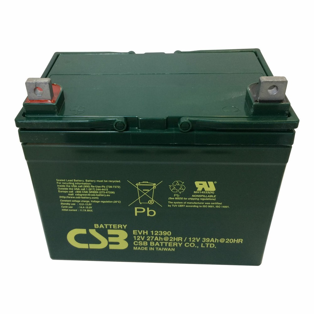 CSB EVH12390 Battery – 12V 39AH U1 Battery Upgraded For Maximum Runtime