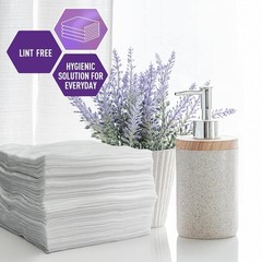 Med Pride Disposable Dry Wipes Soft & Absorbent Personal Towels for Adults 800ct