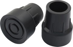 2 Pack Rubber Cane Tips 1 Inch – Thickened Heavy Duty Cane Tips – Replacement