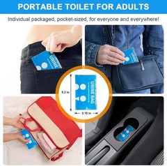 12 Pcs 900ML Disposable Urine Bags, Emergency Pee & Vomit Bags for Travel