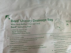 Urinary Drainage Bag 2000 ml Anti-Reflux Chamber & EZ-Lok Sampling Port 154002