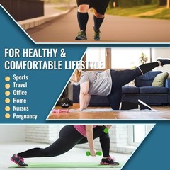 Soft Nylon Calf Compression Sleeves 6XL – Support for Sports & Everyday Life