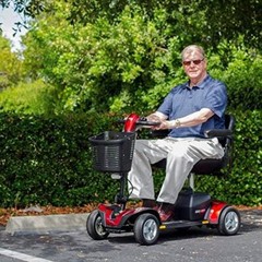 Pride Mobility Go-Go Sport S74 4-wheel Electric Travel Scooter for Adults