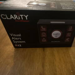 Clarity AlertMaster AL12 Visual Alert System w/ User Guide, Alarm Clock