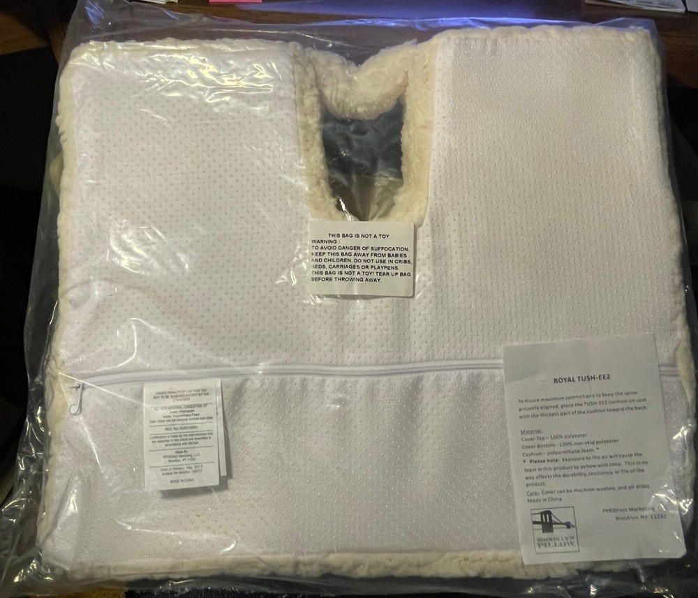 Tush Cushion, Royal Tush-EEZ With Removable Cover