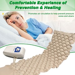 Hospital Bed Alternating Air Pressure Mattress Pad Quiet Pump Relieve Bedsore