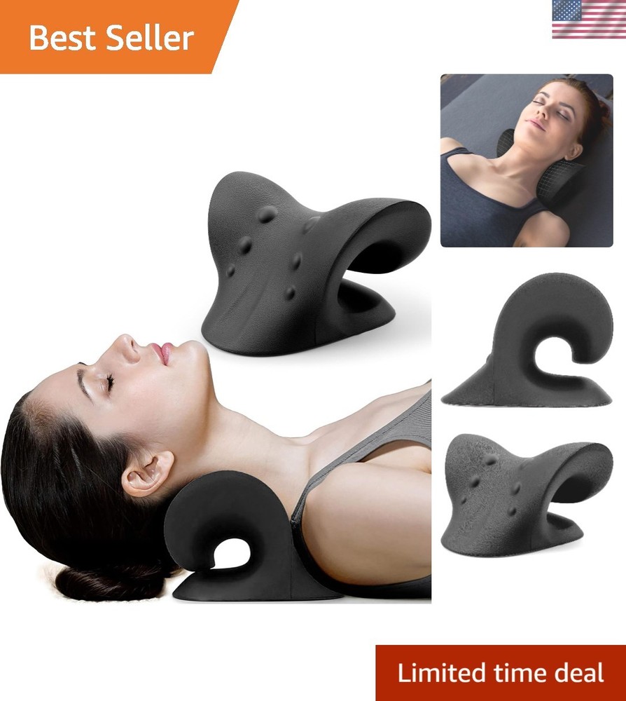 Cervical Spine Alignment Pillow – Neck and Shoulder Relaxer for Headache Relief