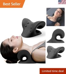 Cervical Spine Alignment Pillow – Neck and Shoulder Relaxer for Headache Relief