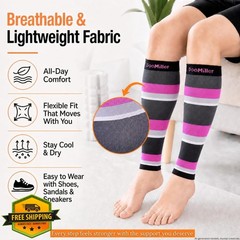 Doc Miller Calf Sleeve S Black Pink Gray White