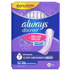 Incontinence Pads for Women, Ultimate Extra Absorbency, Long Length, Postpartum