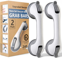 2 Pack Grab Bars for Shower Handle, Elderly Assistance Products, Seniors Removab