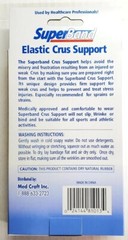 Elastic Crus Support Band Weak Stress Injuries Sprains Strains S, Med, Lrg Sport