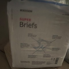 McKesson Super Briefs Incontinence Briefs L Super Moderate Absorbency