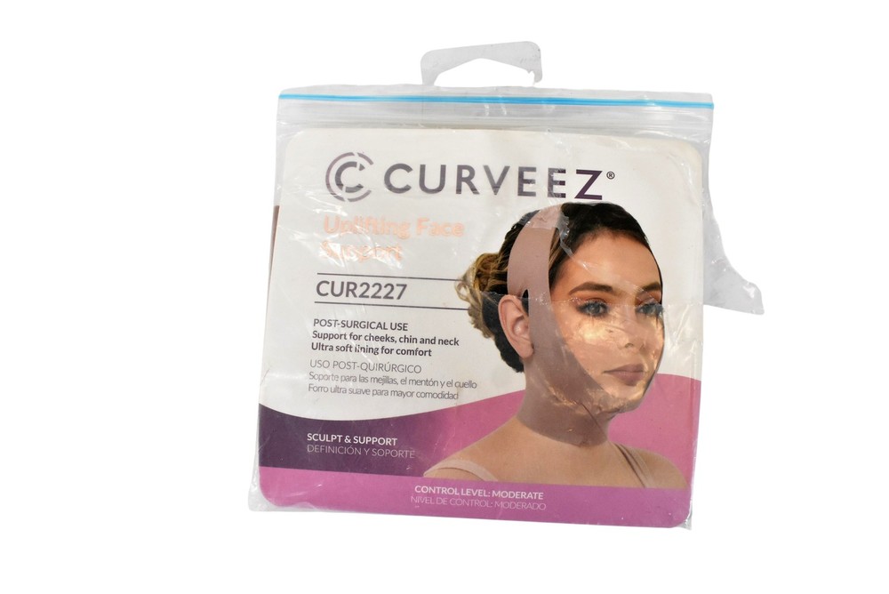CURVEEZ Compression Strap L-XL Brown Adjustable Slimming Nylon Elastane