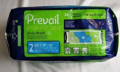 Prevail Per-Fit 360 Daily Briefs Climate Care Maximum Plus 18 Ct Size 2 45-62″..