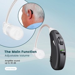 JINGHAO Rechargable Hearing Aid Sound Device Hearing Amplifier 18 Hours Working