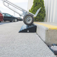 34.875 In. Wide Heavy Duty Rectangular Rubber Ramp