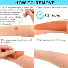 12 PCS Kinesiology Tape for Shoulder Precut, Pain Relief (Mix) | Shoulder Tape