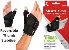 MLR Reversible Thumb Stabilizer, Black, One Size Fits Most
