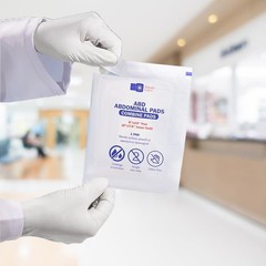 Heavy Leakage Protection: Surgical-Grade 8×10 ABD Pads, 24-Pack for Post Op Care