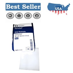 Convenient 50-Pack of 10″ x 13″ Kendall Nonwoven Washcloths for Clean-ups