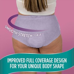 Assurance Women’s Incontinence Underwear L Max Absorbency 54 Count – 2 Pack