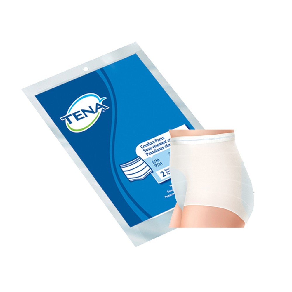 TENA Comfort Pants, Small/Medium 20″ to 37″ Pack(age) of 2