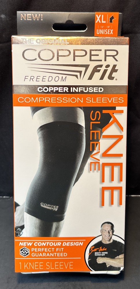 Copper Fit Freedom Cooper Infused Compression Knee Sleeve SIZE XL