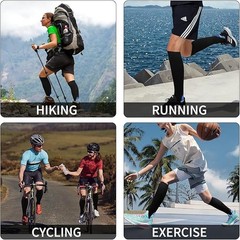 Compression 20-30MMHG Socks Pain Relief Calf Leg Foot Support Stocking Men Women
