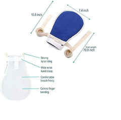 1 Pair Hands Finger Control Mitts Dementia Safety Restraint Gloves Hand Infectio